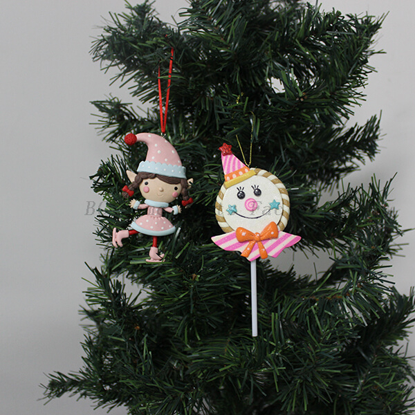 Personalized Polymer Clay Ornaments For Christmas Tree Decoration