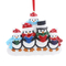 Snowflake Penguin Family Of 7 Personalized Christmas Tree Ornament