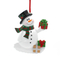 Snowman With Gifts Ornament Personalized Christmas Tree Ornament