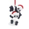 Panda Buddies Family Of 5 Personalized Christmas Tree Ornament