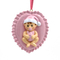 Baby With Blanket Ornament Personalized Christmas Tree Ornament