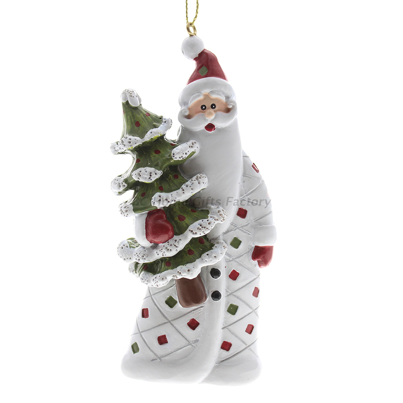 Personlized 3D Santa Ornament
