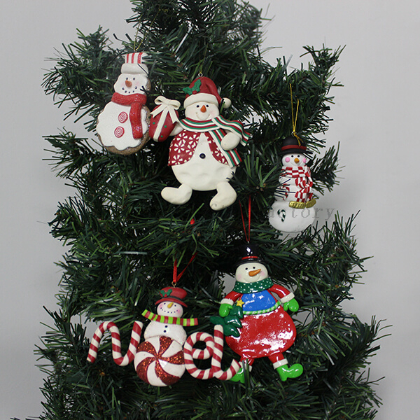 Personalized Polymer Clay Ornaments For Christmas Tree Decoration