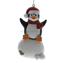 Personlized 3D Penguin Ornament