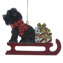 Personlized 3D Dog and Chritmas Gifts Box Ornament