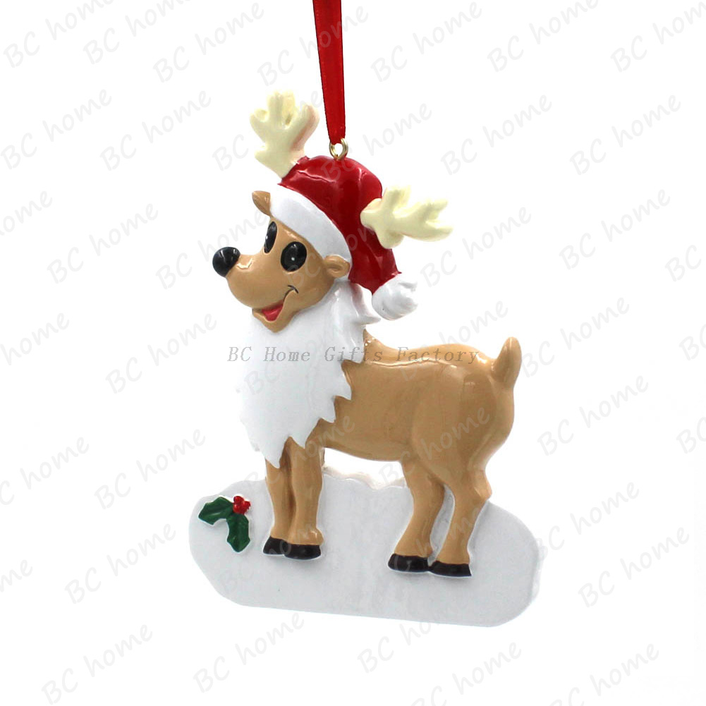 Reindeer Ornament Personalized Christmas Tree Ornament
