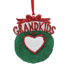 Single Grandkids Family Of 6 Personalized Christmas Tree Ornament