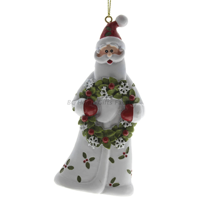 Personlized 3D Santa Ornament