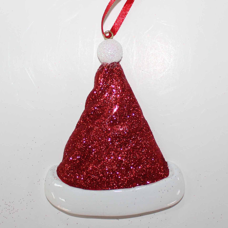 Christmas Hat Ornament Personalized Christmas Tree Ornament