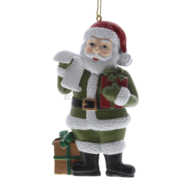 Personlized 3D Santa Ornament
