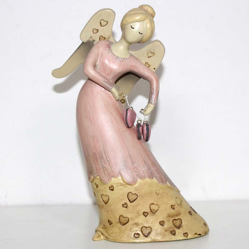 Wing Angel Dancing With Bell figurine