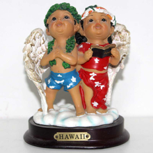 Hawaii Children Angel Head-up Resin Crafts