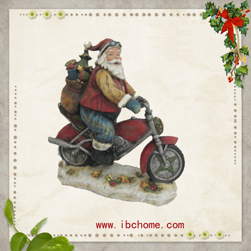 Resin electric vehicle,Santa claus mounts,christmas tree ornaments