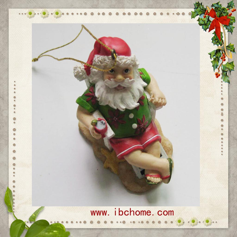 Resin reindeer Christmas tree ornament