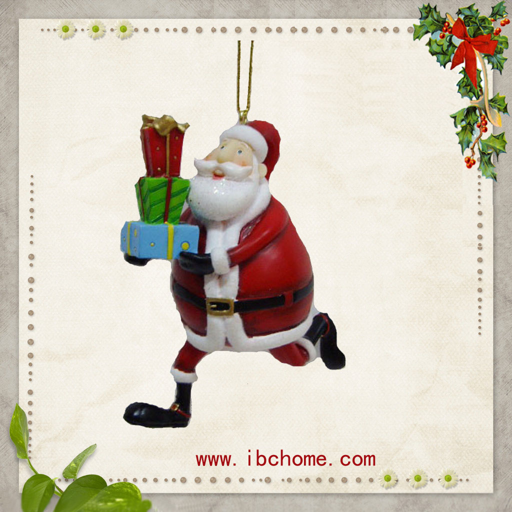 Christmas Santa Claus Gifts,resin ornaments decoration